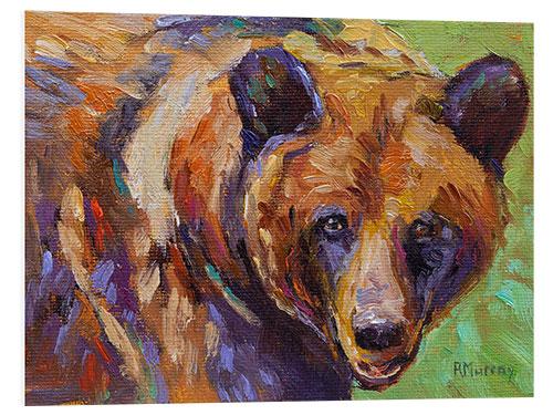 Foam board print Martha the grizzly bear