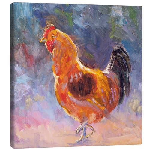 Canvas print Pretty rooster