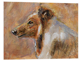 Quadro em PVC Faithful Collie