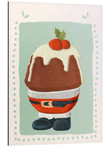 Aluminiumtavla Christmas Pudding