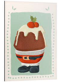 Aluminium print Christmas Pudding