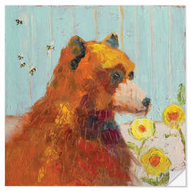 Vinilo para la pared Baby Bear Buzz