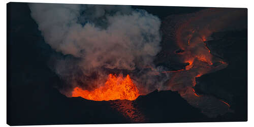 Canvas print Hawaii volcanic eruption