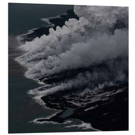 Foam board print Lava River Hawaii