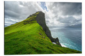 Magnettafel Aussicht auf Färöer Kallur