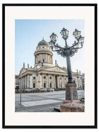 Impressão artística com moldura French Cathedral Berlin