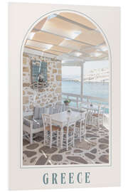 Quadro em PVC Greece Vibes
