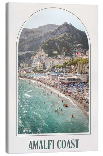 Canvas print Amalfi Coast Beach