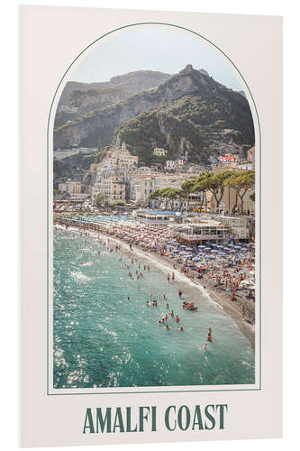 Quadro em PVC Amalfi Coast Beach