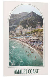 Cuadro de PVC Amalfi Coast Beach