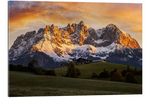 Galleritryck Wilder Kaiser at sunrise