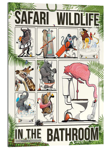 Gallery print Safari Wildlife in the Bathroom II