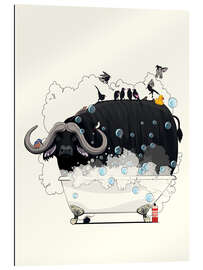 Gallery print Buffalo in the Bath