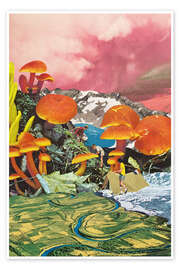 Wall print  Mushroom Valley - Lerson Pannawit