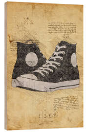 Wood print Sneakers - Durro Art