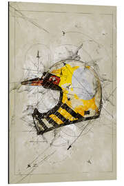 Magnettafel Helmskizze