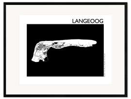 Framed art print Langeoog card