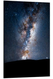 Aluminium print Milky way