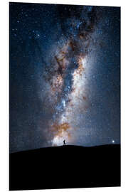 Foam board print Milky way