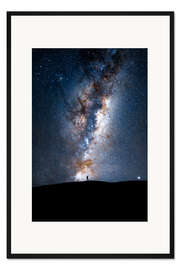 Gerahmter Kunstdruck Milchstraße
