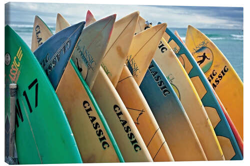 Canvas print Surfboards