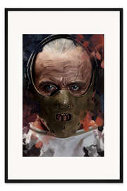 Gerahmter Kunstdruck Hannibal Lecter