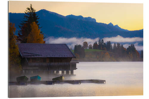 Galleritryk Autumn at the Walchensee