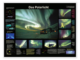 Kunstwerk  Het poollicht (Duits) - Planet Poster Editions