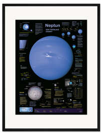 Gerahmter Kunstdruck Neptun