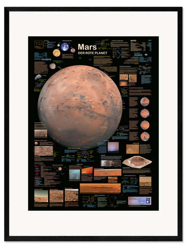 Framed art print Mars (German)