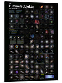 Gallery Print Die Himmels-Objekte von Charles Messier - Planet Poster Editions