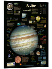 Tableau en aluminium Jupiter (allemand)