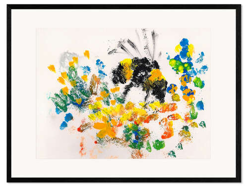 Impression artistique encadrée Bumble Bee