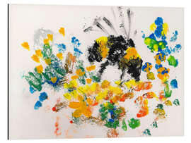 Magnettafel Hummel abstrakt