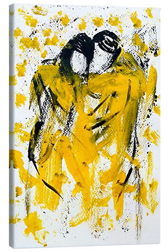 Tableau sur toile Lovers in yellow