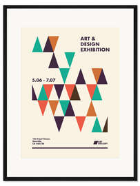 Gerahmter Kunstdruck Bauhaus Art &amp; Design