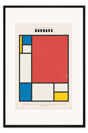 Gerahmter Kunstdruck Bauhaus Colours