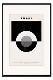 Gerahmter Kunstdruck Bauhaus 1919 - 1933