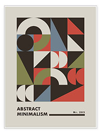 Wall print  Bauhaus Abstract Minimalism