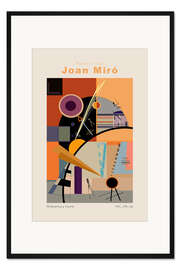 Gerahmter Kunstdruck Joan Miró - Midcentury Home