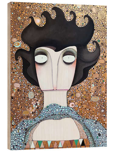 Tableau en bois Adele Bloch-Bauer, zodiac sign Leo