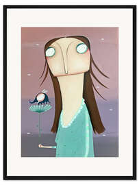 Gerahmter Kunstdruck Leevke Krabbenhöft hat aus einer Mücke einen Elefanten gemacht