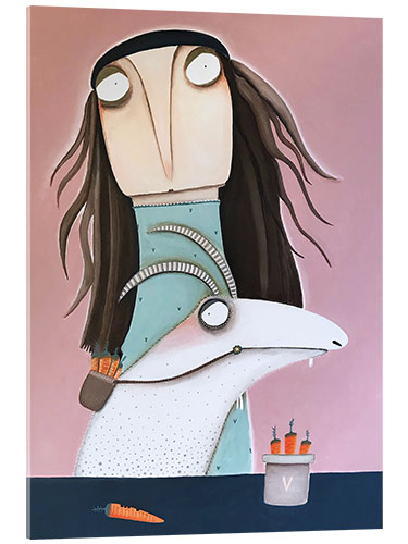 Tableau en verre acrylique Jorinde Koralewicz Appointed Her Goat Karl-Uwe as Gardener