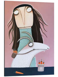 Magnettafel Jorinde Koralewicz hat ihren Bock Karl-Uwe zum Gärtner gemacht