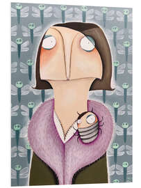 Hartschaumbild Friederike Ralle-Goralsky wurde eine fette Laus in den Pelz gesetzt