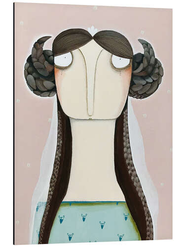 Quadro em alumínio Jeanne Hébuterne, zodiac sign Aries
