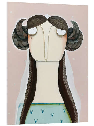 Foam board print Jeanne Hébuterne, zodiac sign Aries