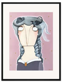 Gerahmter Kunstdruck Marie-Antoinette, Sternzeichen Skorpion