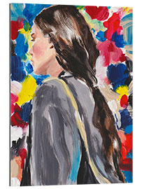 Gallery print Woman with colors