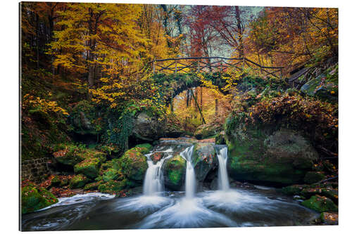 Gallery print Autumn in the Mullerthal - Schiessentümpel